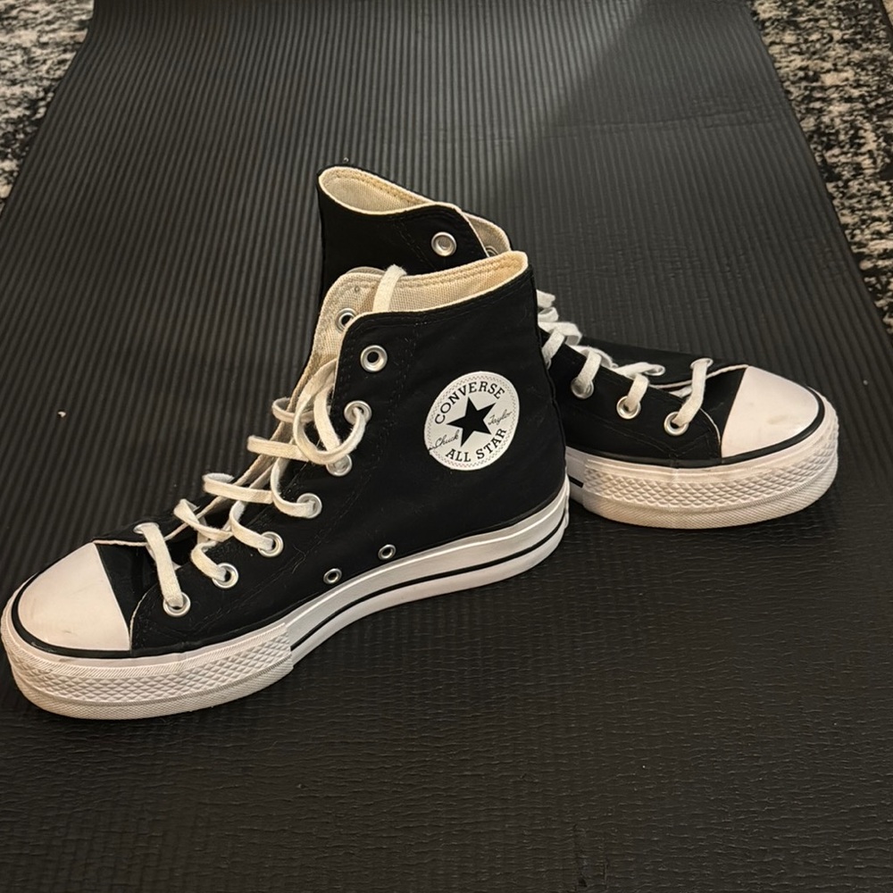 Converse Black and White High-Tops